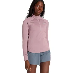 ATHLETICS HEAT GRID HALF ZIP LÖPARTRÖJA