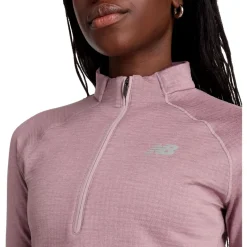 ATHLETICS HEAT GRID HALF ZIP LÖPARTRÖJA