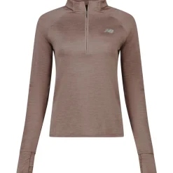 ATHLETICS HEAT GRID HALF ZIP LÖPARTRÖJA