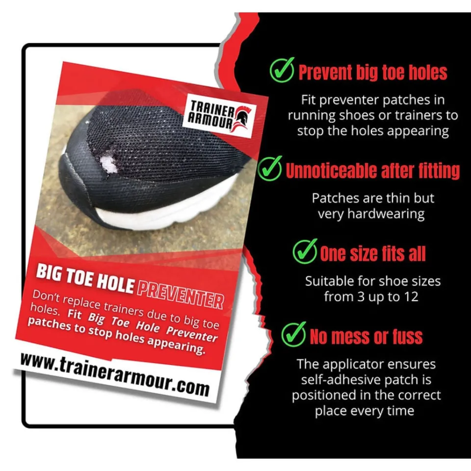 BIG TOE HOLE PREVENTER
