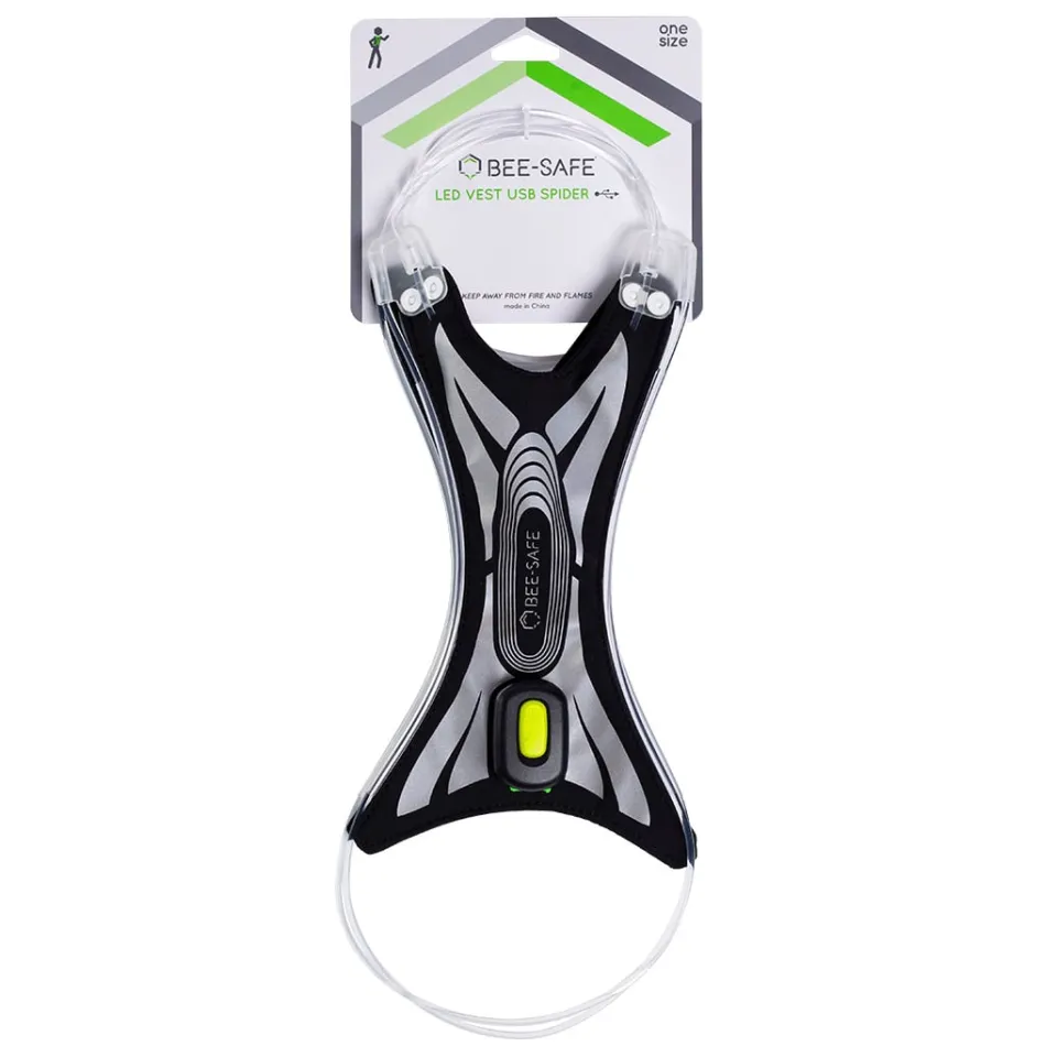 Led Vest Spider USB Reflexväst