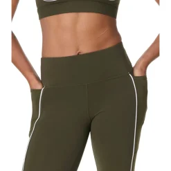 POWER WORKOUT LEGGINGS WITH PIPING LÖPARTIGHTS