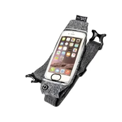 Running Belt with Window - Heather Gray /Black&Gray Zip