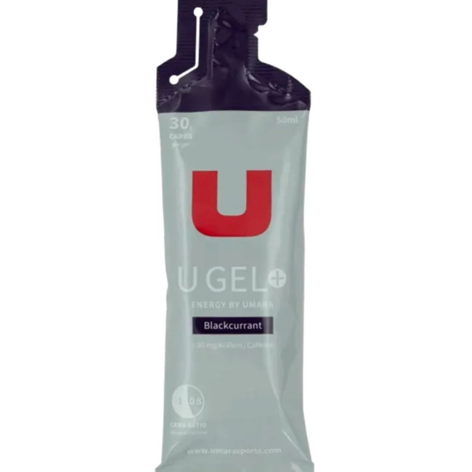 U GEL (30G CARBS) SVARETVINBÄR + KOFFEIN